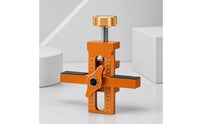 Aluminum Alloy Cabinet Door Installation Clamp Adjustable Cabinet Door Positioning Clamp Measurement Scale Panel Aligner Textured Pads