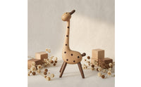 Wooden animal Ornament Handmade Solid Wood animal Statue Polished Finish for Home Display