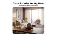 Anti-Vibration Desktop Speaker Stand High-Fidelity Grade Wooden Speaker Stands Reduces Interference Solid Wood Audio Stand Stylish Design for Audiophiles, Tabletop, Home Studio