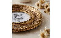 Floral Tabletop Photo Frame Embossed Vintage Photo Frame