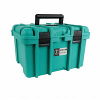 Latch Closure Hard-Shell Tool Box Heavy-Duty Portable Tool Box Reinforced Carry Handle