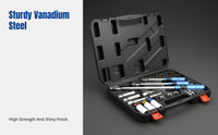 Torque Wrench Set, 33-Piece, High Precision Metric, Automotive Repair Tool Kit, Alloy Steel, Complete Specialist Set