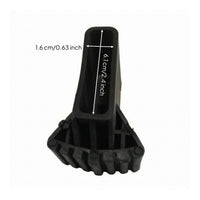 Ladder Base Cover Ribbed Square Tube Base Cover Treaded Hardware