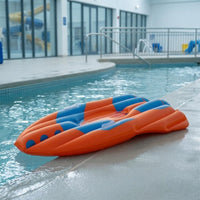 Inflatable Airplane floats Heavy-Duty Water Activity Board Easy to Carry Inflatable Board with Handles for Young Children, Beach, Lake