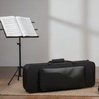Hard-Shell Saxophone Case with Backpack Straps Padded Saxophone Case Sturdy Adjustable for Students, Commuting