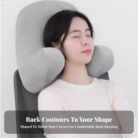 Pressure-Unrestricted Office Desk Rest Pillow Neck Support Face down Rest Pillow Breathable for Students, Adults, Rest Ping, School, Library