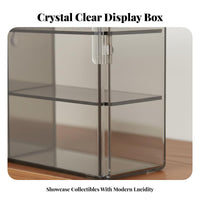 1:64 Scale Car Display Case Dustproof Stackable Model Car Storage Box Clear View Wall Mountable Diecast Display for Kids, Collectors