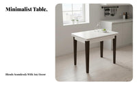 Space-Saving Extendable Dining Table Foldable Extendable Folding Table Modern and design Household Furniture Multifunctional for Small Apartment Dwellers, Families, household owners, Kitchen, Living Room, Home Office