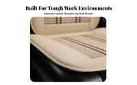 Ice Silk Material Forklift Seat Cushion All-Season Universal Tractor Seat Cushion Breathable for Farmers
