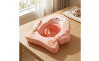Support Straps Penguin Swim Loop Inflatable Infant Buoy with Safety Buckles Waterproof Swim Seat with Backrest for Babies, Toddlers
