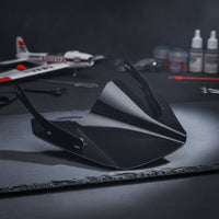 Motorcycle Windshield Tinted Windshield with Mounting Brackets Flyscreen with Bracket Aftermarket Visor with Bracket Sleek