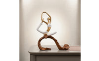Meditation Figurine Stylized Meditation Statue Carved Female Figure Statue for Living Room