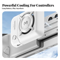 3-Speed Adjustable Stretchable Handle Cooler Lightweight Air-Cooled Phone Cooler Quiet Operation for Gamers, Travel, Movie Watching, Home