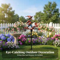 Little Boy Weathervane Rust Resistant Metal Wind Direction Indicator Smooth Rotation Metal Weathervane for Yard, Fence