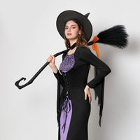 Mini Halloween Witch Broom Decoration
