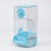 Automatic Timed Avian Feeder and Avian Feeders, Husk Separation Feeder for Parakeet and Small Avian Species, Anti-Scatter Design with Removable Base