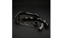 High Performance Turbo Intercooler Pipe Kit Polished Intercooler Pipe with Silicone Boots Bolt-on Vehicle Part Durable for Engine Bay