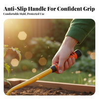 Manganese Steel Weeding Hoe Sturdy Duty Uprooting Weeder Rake Weeding Rake Multi-Functional Manual Uprooting Tool
