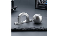 Steering Column Mount with Swivel Base Polished Steering Column Mount Aluminum Hardware for Builders, Mechanics, Performance Rod Garage