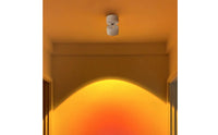 Cylindrical Head Surface Mount Lamp Rotatable Adjustable Ceiling Lamp Foldable Surface Mounted Light Aluminum
