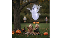 Halloween Inflatable Ghost with Built-in LEDs Lighted Inflatable Ghost with LED Outdoor Decoration Glowing for Homeowners, Party Hosts, Yard, Garden, Porch