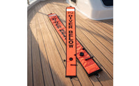 High-Visibility Inflatable Surface Marker Buoy Durable Surface Marker Buoy Portable Signaling Tube with Metal Loop Compact for Scuba Divers, Snorkelers, Snorkeling, Boat Trips