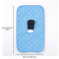 Protective Stroller Pad with Slot Padded Stroller Seat Liner with Air Vents Soft Cooling Cushion Portable for Babies, Strollers, High Chairs