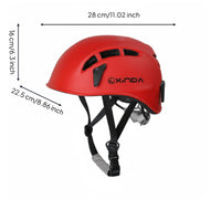 Vented Climbing Helmet Head Torch Clips Response Climbing Helmet EN 12492 Certified Outdoor Gear for Waterfall Rappelling
