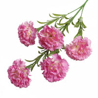 Lifelike Design Long Stem Fake Carnation Low Maintenance Artificial Carnation Stem Multiple Colors Floral Arrangement Supply for Florists, Event Planners, Crafters, Hotel Lobby, Office, Wedding, Party