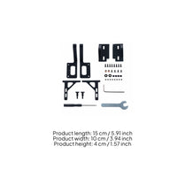 Printer Hinge Kit Heavy-Duty Hinge with Installation Tools   Hardware for Workspace Upgrade