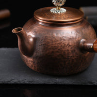 Copper Tea Kettle Compact Vessel Vintage for Collectors