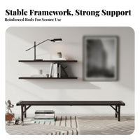 2 Pieces Foldable Folding Shelf Bracket Easy Installation Wall Mount Space-Saving Household Hardware strongDuty for Homeowners, DIY hobbyists, Workshop Owners, Small Spaces, Garage, Kitchen, Laundry Room