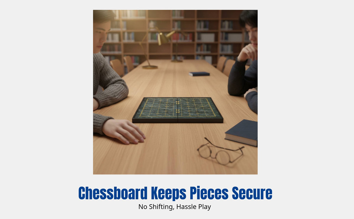 Foldable Chess Set, Multi-Game Board, Kids Strategy Toy, Checkers, Animal Chess, Chinese Chess, Portable, Large