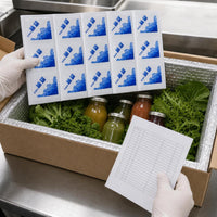 Self-Absorbing Ice Pack Bags for Food Preservation and Cold Chain Transport