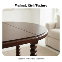 Two Level End Table Extendable Design Rotating Top for Living Room
