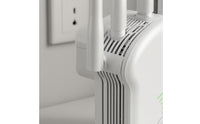 Six Antennas Inline WPS Button Wireless Transmission Range Extender Indicator Lights Wall-Mount