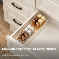 Expandable Drawer Divider Multiple Compartments Extendable Cutlery Organizer
