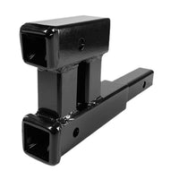 Trailer Hitch Extension Arm Welded Steel Double Coupler Hitch Extension Versatile Double Coupler for Towing