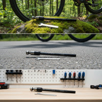 Bike Thru Axle Trailer Hitch Adapter with Wrench 160-178mm Two-Wheeler Trailer Axle Adapter Universal for Cyclists