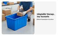 Rolling Utility Tub With casters Mobile Storage Large Capacity Multipurpose for Logistics Staff