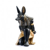 Phone Stand with Bottle Holder Collectible Anubis Figurine Eye-Catching for Desk