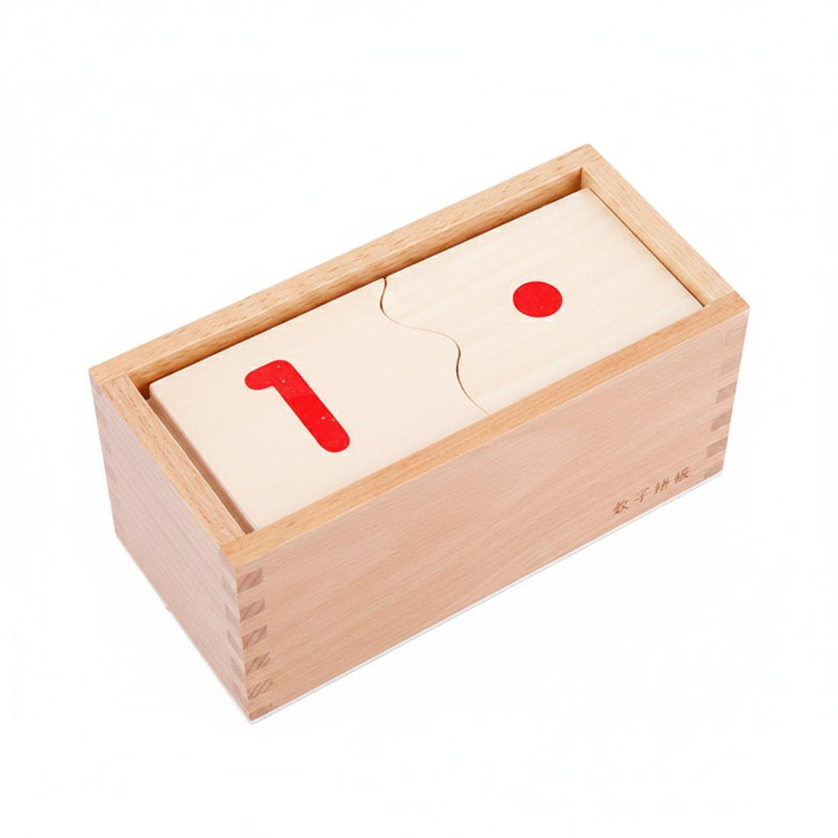 Learning Numbers Puzzle Self-Correcting Counting Puzzle with Storage Box Hands-on Toy for Classroom, Playroom