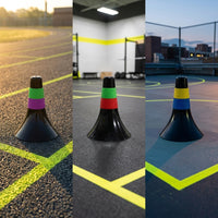 Basketball Dribbling Cones, Training Aids for Kids, Agility Markers, Slalom Cones