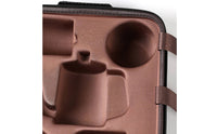 Pour Over Coffee Maker CarryBag Textured Coffee Storage Case Rounded Corners Portable Zipper Case
