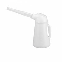 Dust-Proof Cap Graduated Oil Pitcher Translucent Body Oil Measuring Container Contamination Protection for DIY Enthusiasts, Garage, Workshop