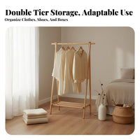 Minimalist Design complimentarystanding Coat Tree polished Finish Garment Stand Sturdy Household Furniture Multiple pegs for Families, Homeowners, Renters, Bedroom, Entryentry, Hallentry, Dorm Room