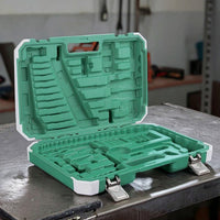 Hard Storage Case Portable Toolbox with Top Compartment Sturdy for Repair Shop