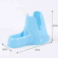 3-in-1 Hamster Water Bottle with Food Bowl, Standing Hamster Water Bottle Holder, Hideout Feeder for Small Hamsters