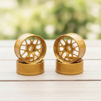 2 Pieces Multi-Spoke Wheel Hubs Metal Wheel Hubs Lightweight RC Car Wheels for Custom Builds