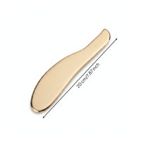 Solid Metal Brass Gua Sha Scraper Smooth Brass Gua Sha Board Sturdy Massager Facial for Massage